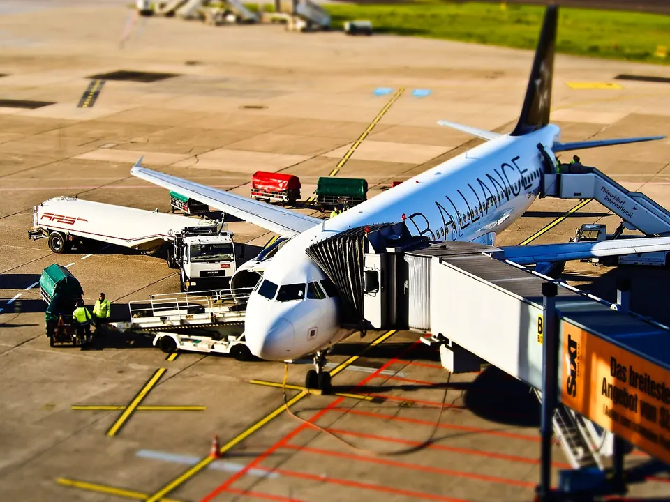Avions stationnés sur un aéroport